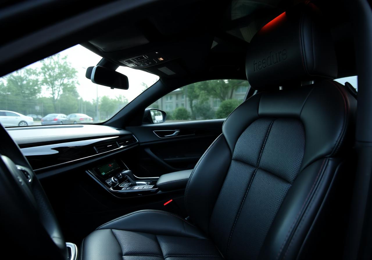 Leather seats reconditioned — after